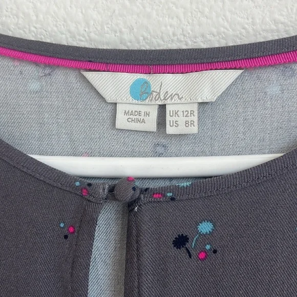 BODEN Vanessa jersey floral long sleeve dress - Picture 10 of 11